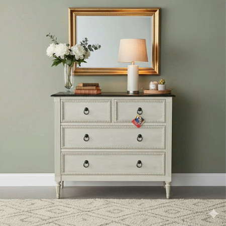 Kith 43-210 : Tủ Trang Trí 04 Ngăn Kéo - H 97cm 